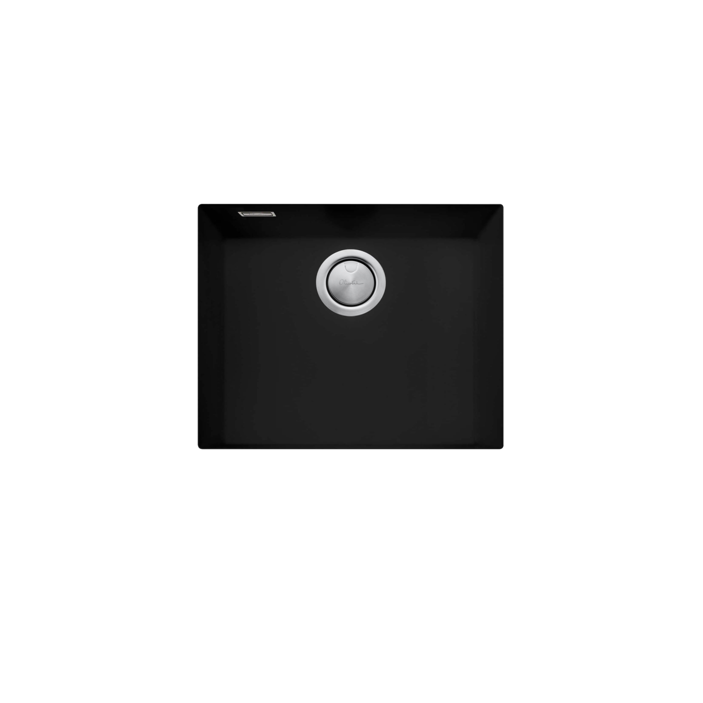 Oliveri Santorini Large Bowl Undermount Sink Matte Black ST-MB1550UOF