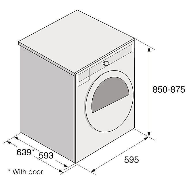 ASKO 8kg Condenser Dryer T208C.W.AU (Factory Clearance)