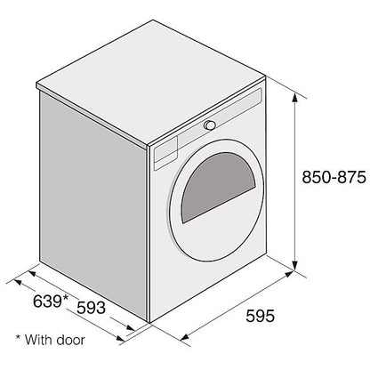 ASKO 8kg Condenser Dryer T208C.W.AU (Factory Clearance)