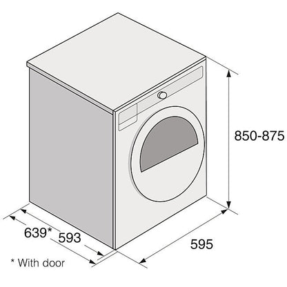 ASKO 8kg Heat Pump Dryer T208H.W (Factory Clearance)