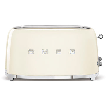 Smeg Cream 50s Retro Style 4 Slice Toaster TSF02CRAU