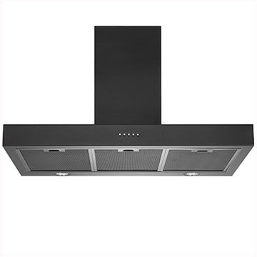 Schweigen 90cm Wallmount Canopy Rangehood Matte Black TSH-900B