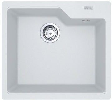 Franke Urban Fragranite 560mm Single Bowl Topmount Sink Polar White UBG610-56PW