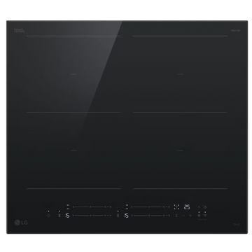 LG 60cm Series 7 Induction Cooktop 4 Zone with 2 Flexi Zones BCI607B4BG