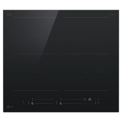 LG 60cm Series 7 Induction Cooktop 4 Zone with 2 Flexi Zones BCI607B4BG
