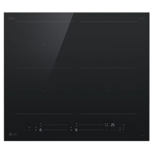 LG 60cm Series 7 Induction Cooktop 4 Zone with 2 Flexi Zones BCI607B4BG