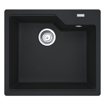 Franke Urban Fragranite 560mm Single Bowl Topmount Sink Matte Black UBG610-56MB