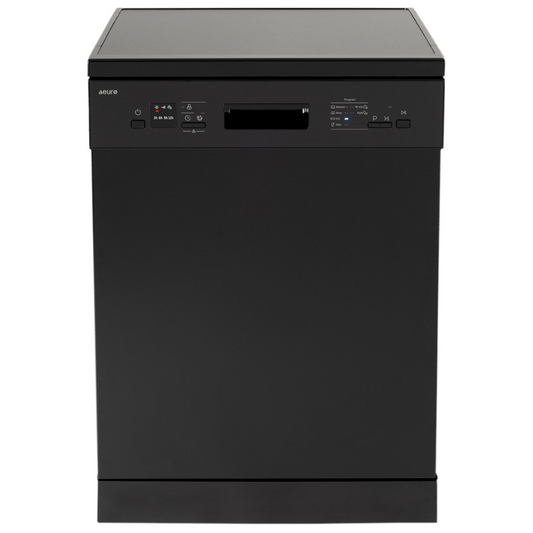 Euro Appliances Freestanding Dishwasher Black ED614BK