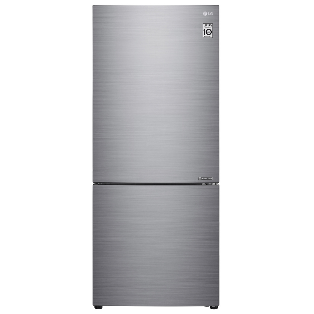 LG 420L Bottom Mount Fridge Stainless Steel GB-455PL