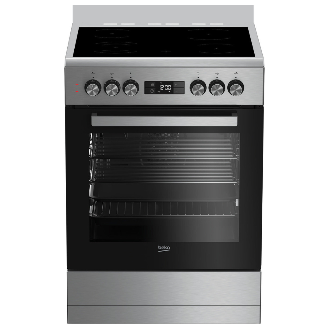 Beko 60cm Electric Freestanding Oven Stove BFC60VMX1