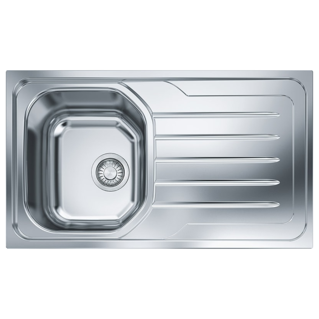 Franke Ondaline Single Bowl Sink w/ Drainer OLX61186RHD (Factory Clearance)