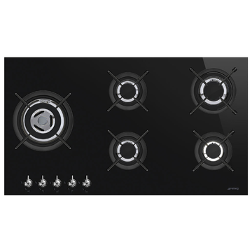 Smeg 90cm Classic Aesthetic Natural Gas Cooktop PV395LCNAU