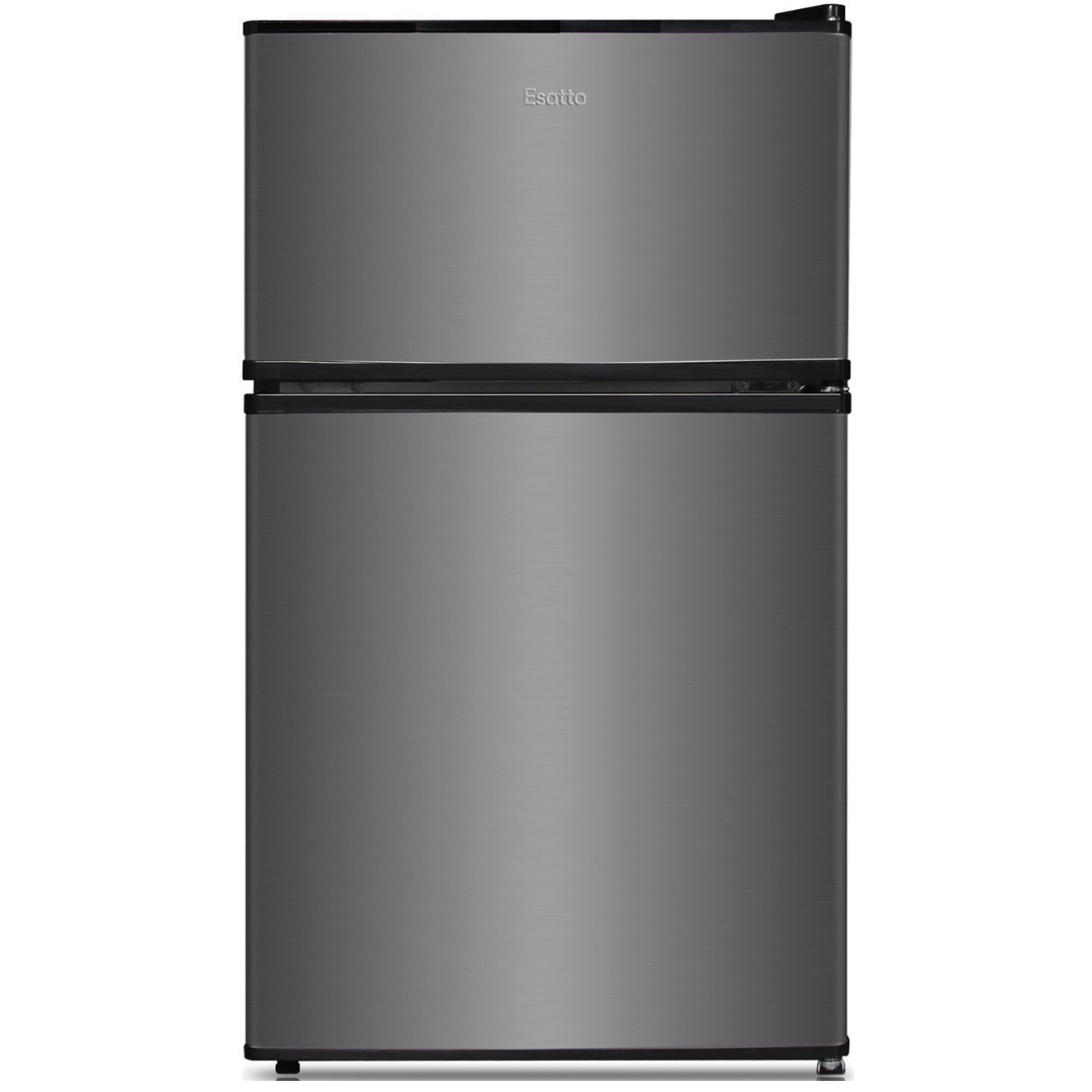 Esatto 87L Bar Fridge Stainless Steel EBF91S front view
