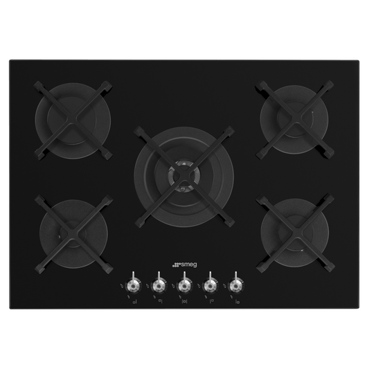 Smeg 75cm Classic Gas On Tempered Glass Cooktop PV375NAU