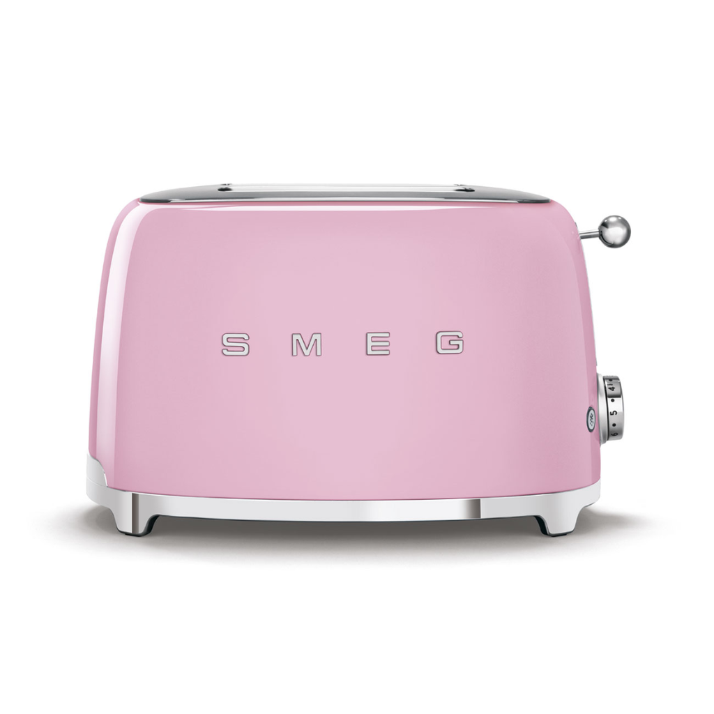 Smeg 50s Retro Style 2 Slice Toaster Pink TSF01PKAU