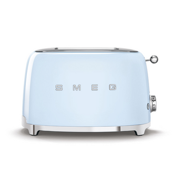 Smeg 50s Retro Style 2 Slice Toaster Pastel Blue TSF01PBAU