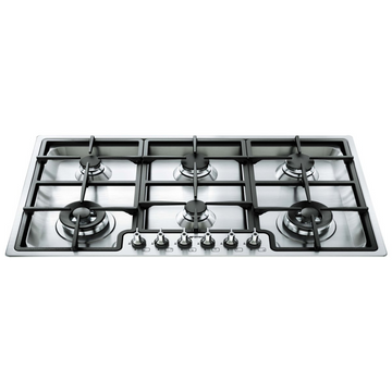 Smeg 90cm Classic Aesthetic Natural Gas Cooktop PGA96