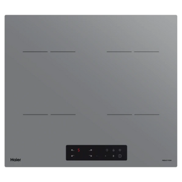 Haier 60cm Induction Cooktop Four Zones Grey HCI604TG3 (Ex-Display)