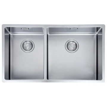 Franke Bolero 1 and 3/4 Bowl Sink BOX220-42/29SBL