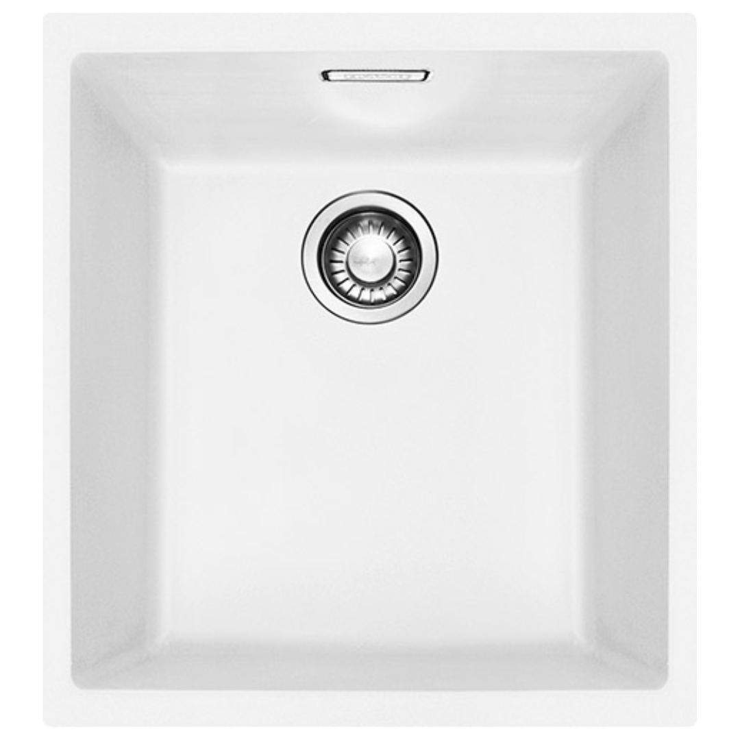 Franke Sirius Single Bowl Polar White Sink SID11034PW