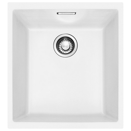 Franke Sirius Single Bowl Polar White Sink SID11034PW