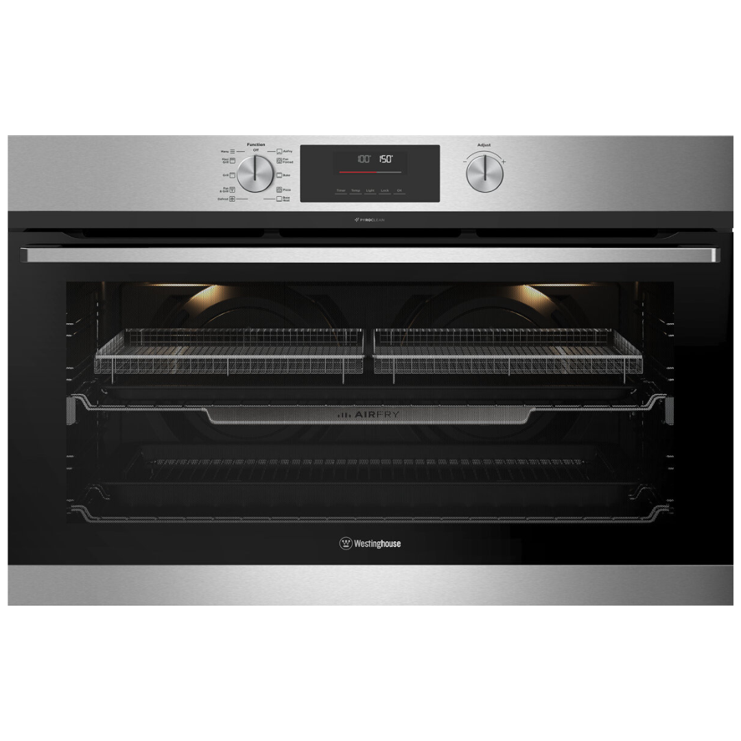 Westinghouse 90cm Multi-Function Pyrolytic Oven with AirFry Stainless Steel WVEP9716SD