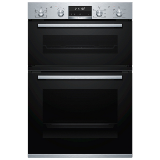 Bosch Serie 6 60cm Pyrolytic Double Oven MBG5787S0A