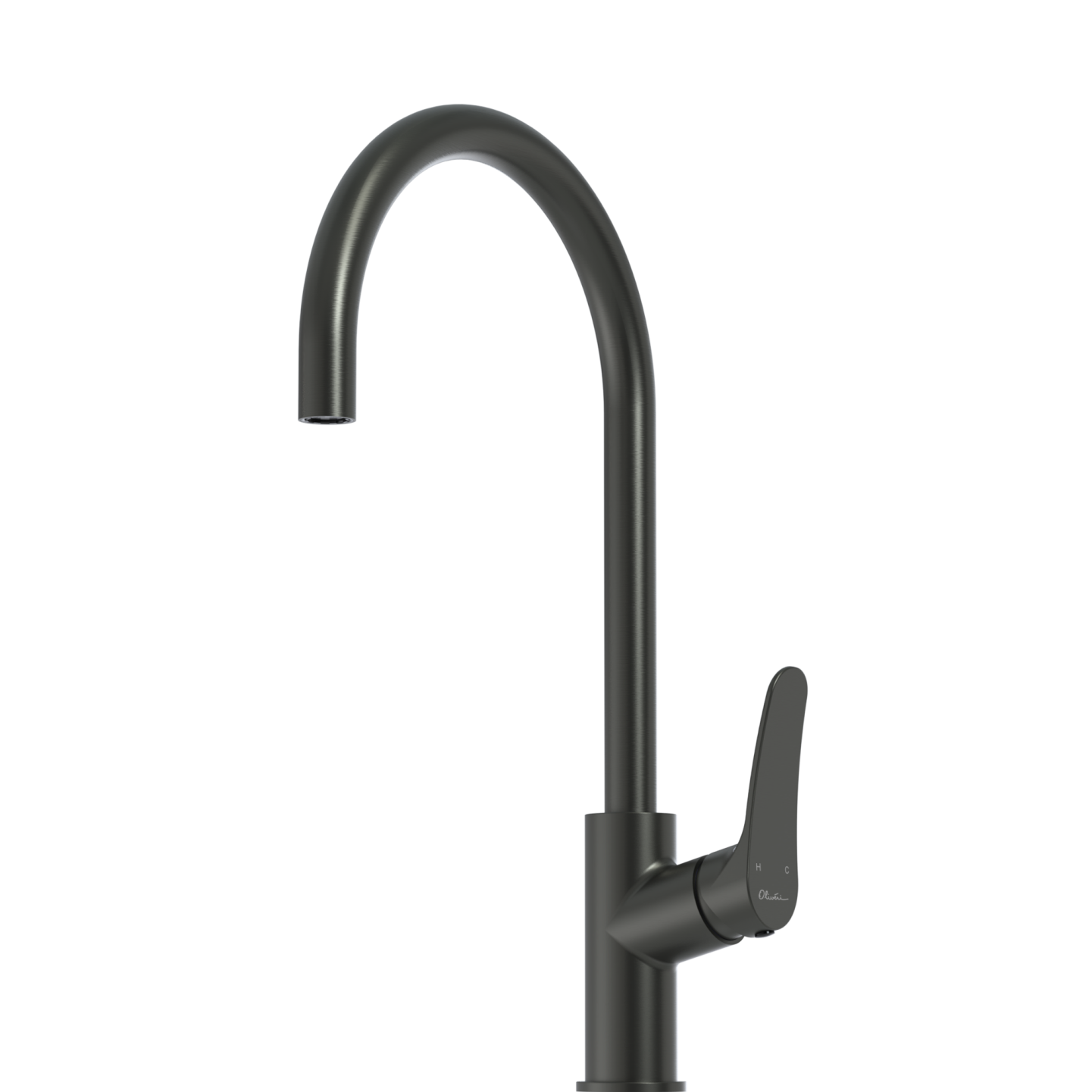Oliveri Verona Goose Neck Mixer Gunmetal VA306505GM
