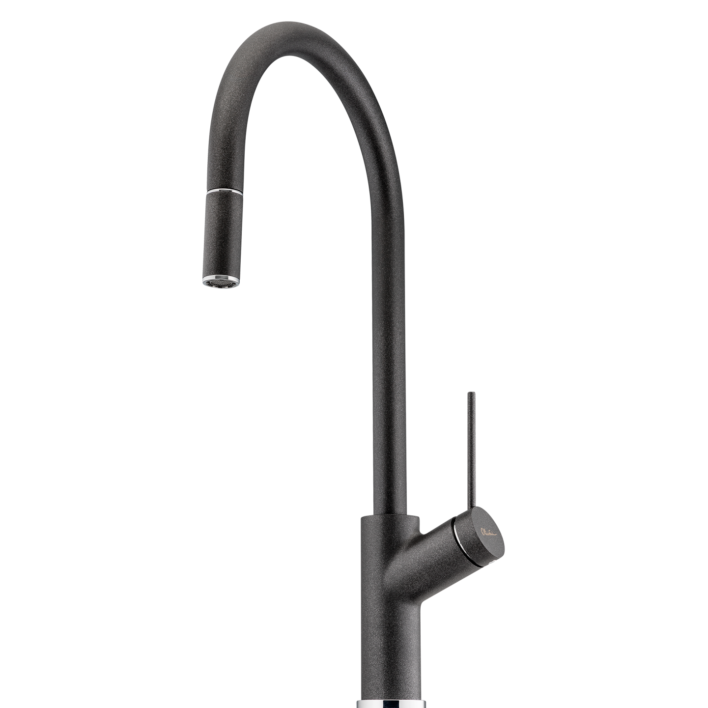 Oliveri Vilo Pull Out Mixer Tap Black Granite VT0398C-ST-BL