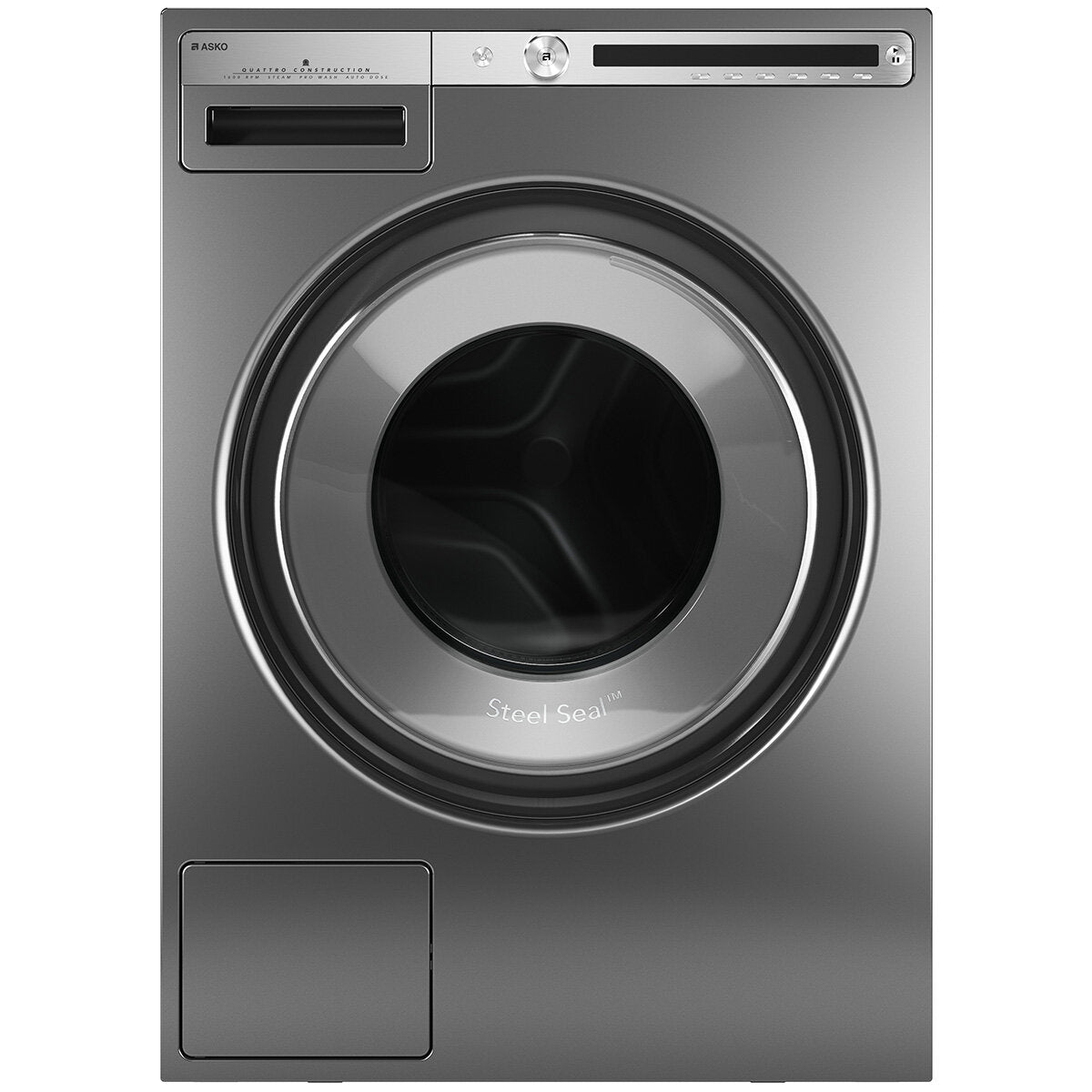 ASKO 8kg ProWash Logic Front Load Washing Machine Titanium W4086PT (Factory Clearance)
