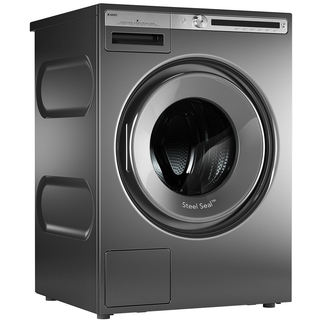 ASKO 8kg ProWash Logic Front Load Washing Machine Titanium W4086PT (Factory Clearance)