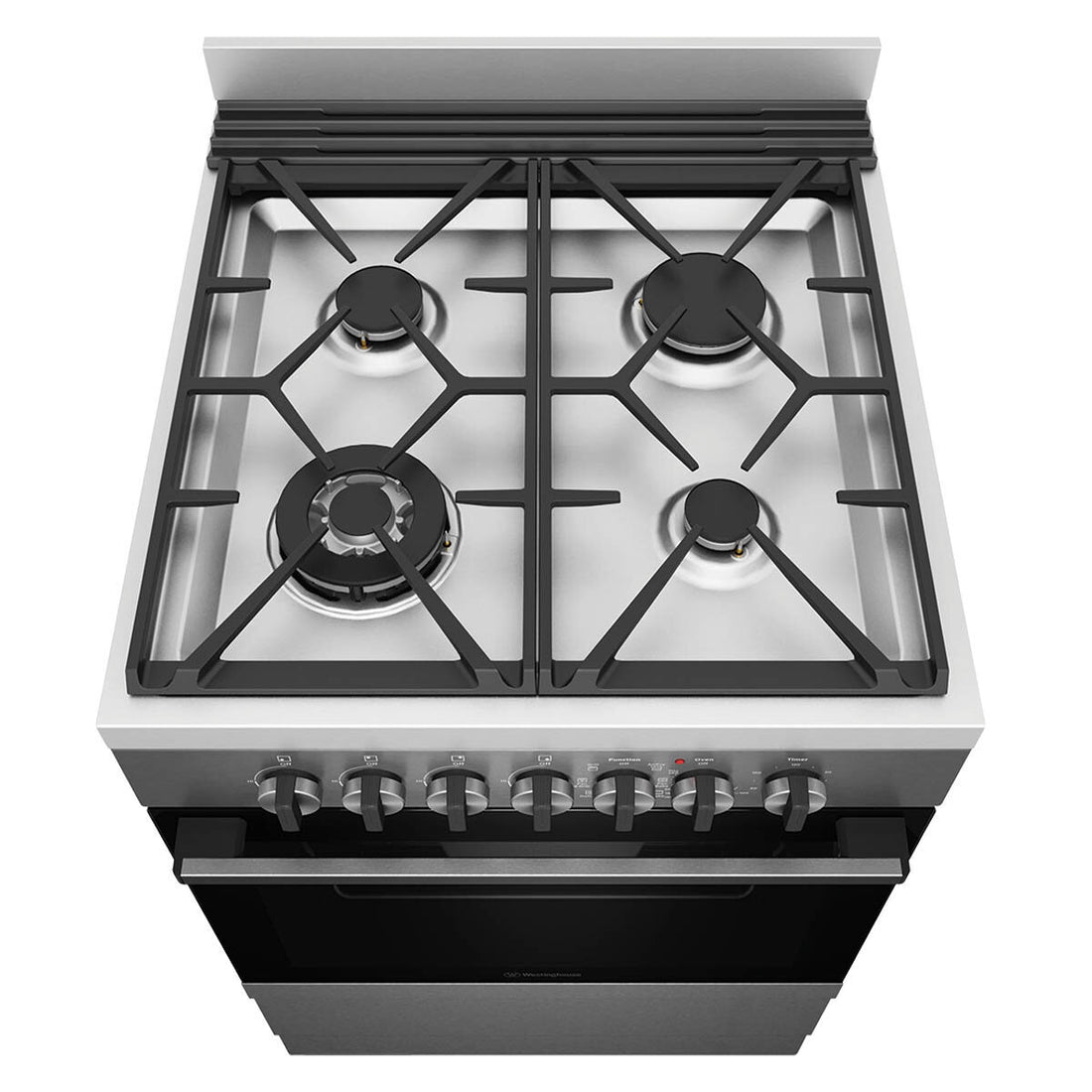 Westinghouse 60cm Dual Fuel Fan Forced Freestanding Oven/Stove WFE616DSC