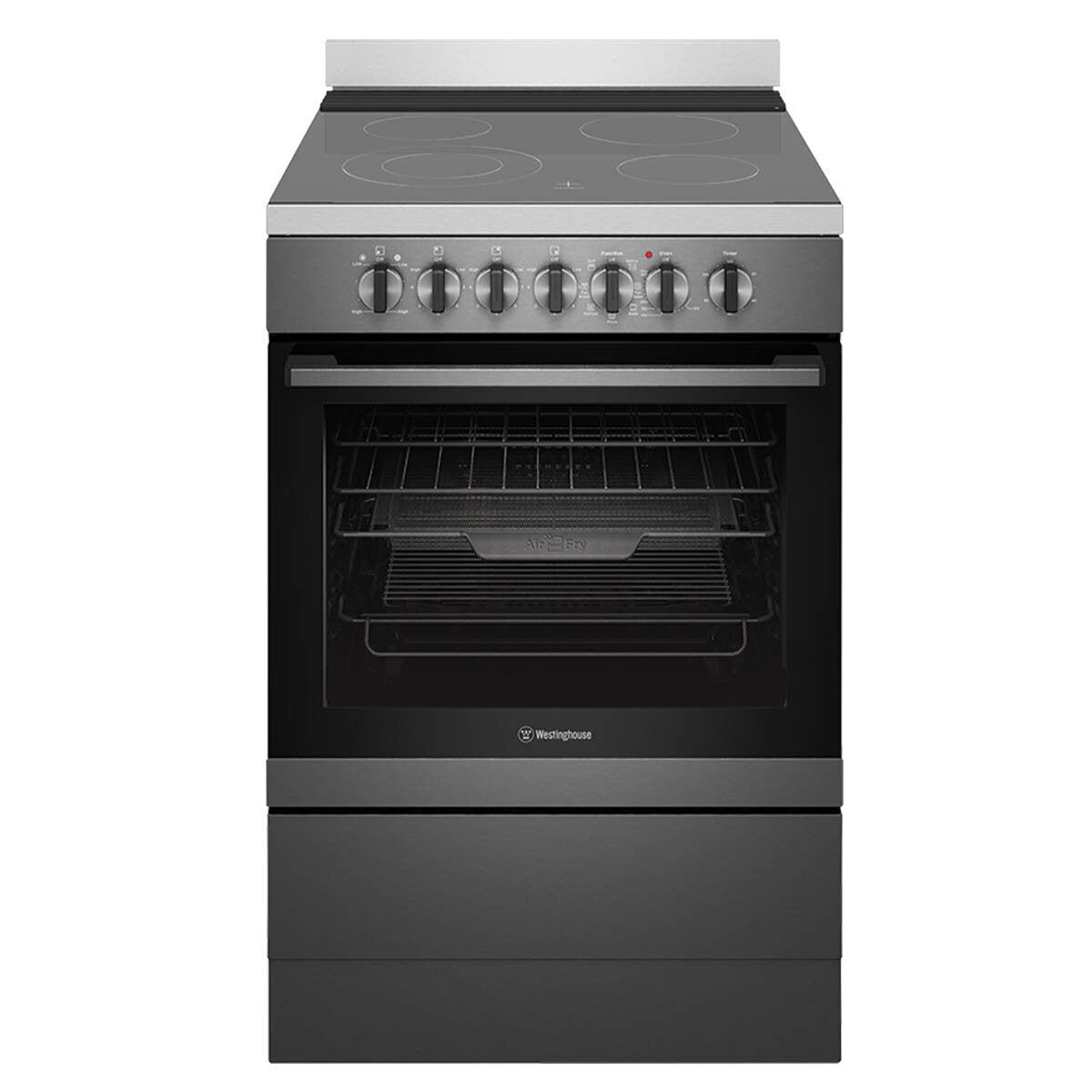 Westinghouse 60cm Freestanding Electric Oven with AirFry WFE646DSCB