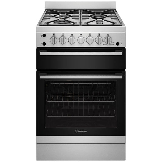 Westinghouse 60cm All Gas Freestanding Stove/Oven Stainless Steel WFG612SCH