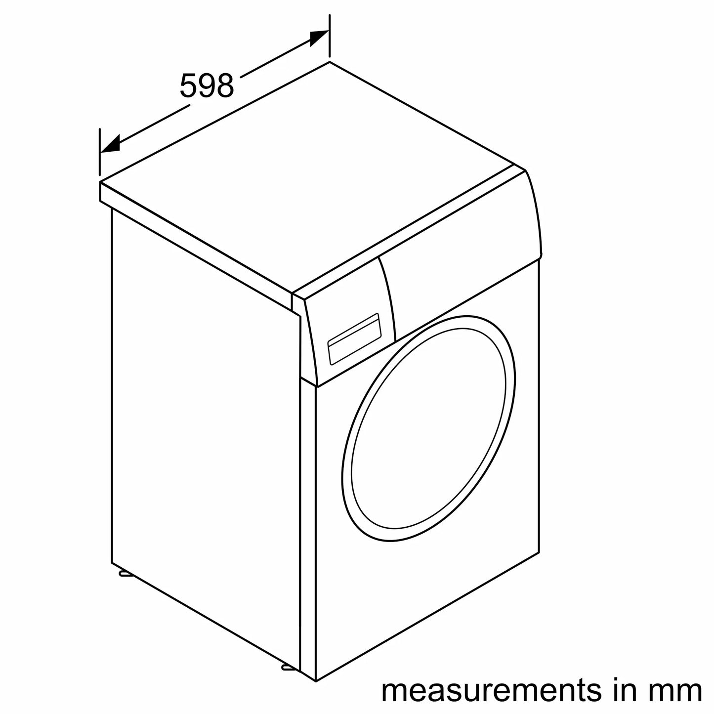 Bosch Series 6 9kg Front Load Washing Machine Dark Grey WGG2449RAU