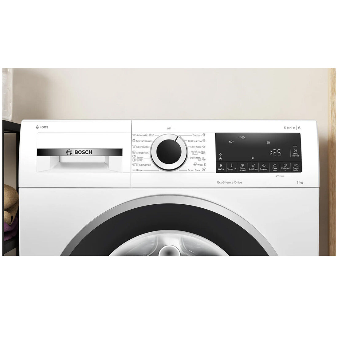 Bosch Series 6 9kg Front Load Washing Machine with i-DOS WGG244A9AU