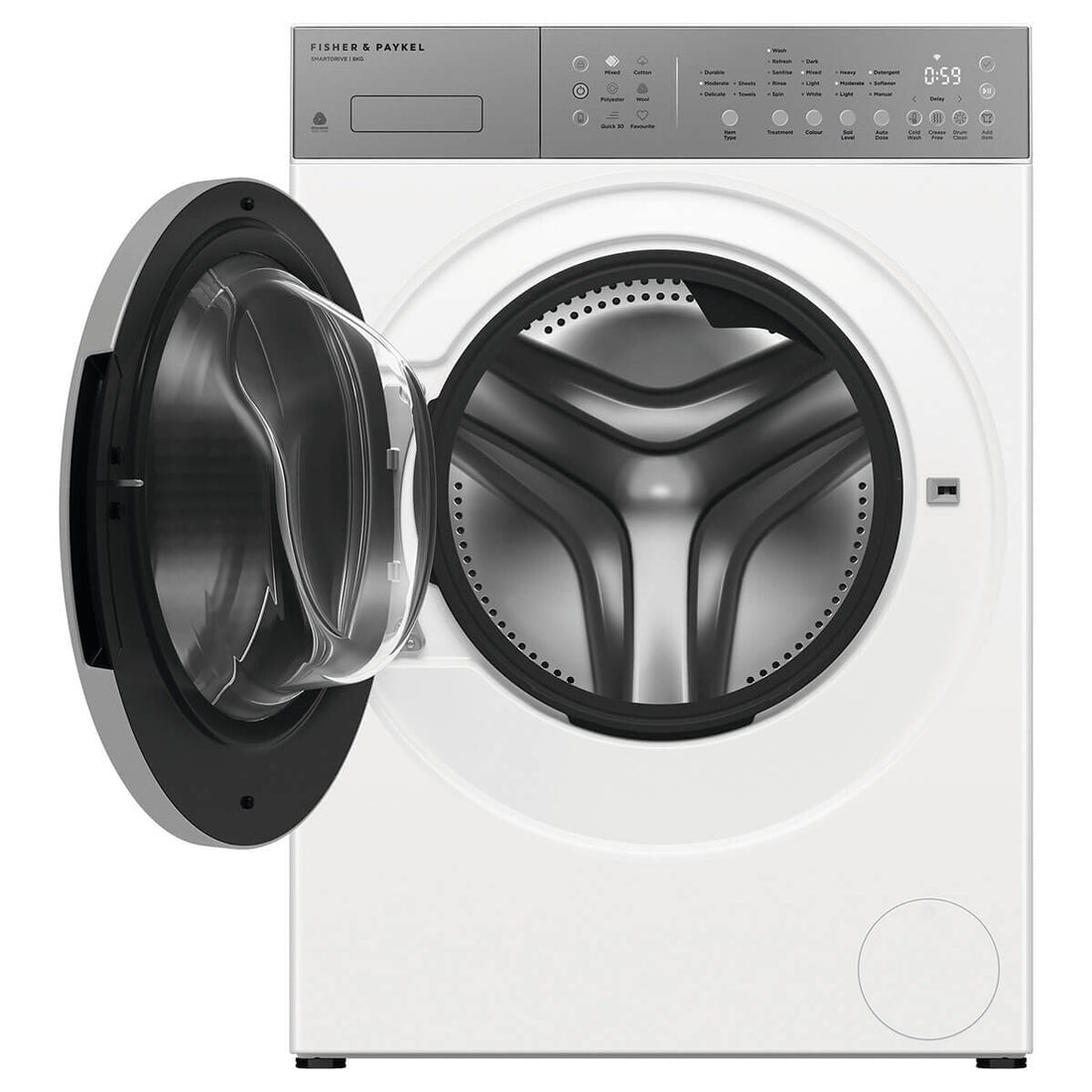 Fisher & Paykel Series 5 8kg Contemporary Front Loader Washer Auto Dose WH8060J5