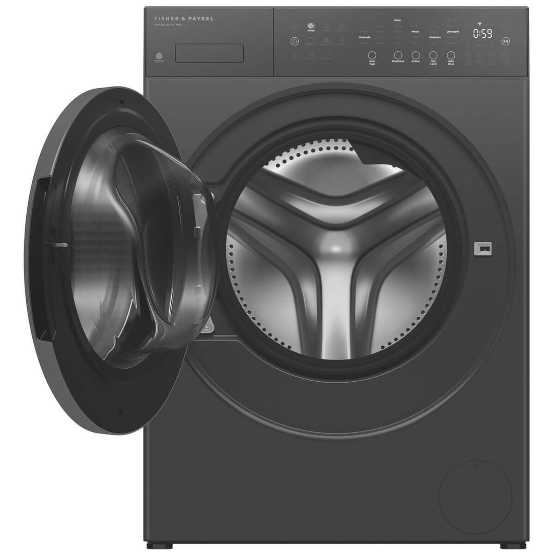 Fisher & Paykel Series 5 9kg Contemporary Front Load Washing Machine WH9060PG5