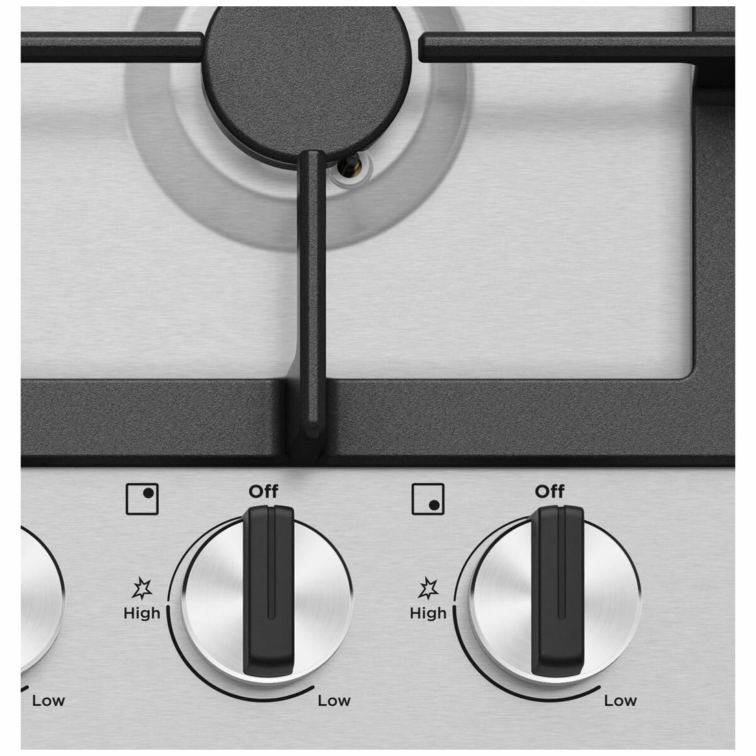 Westinghouse 60cm 4 Burner Natural Gas Cooktop WHG644SC