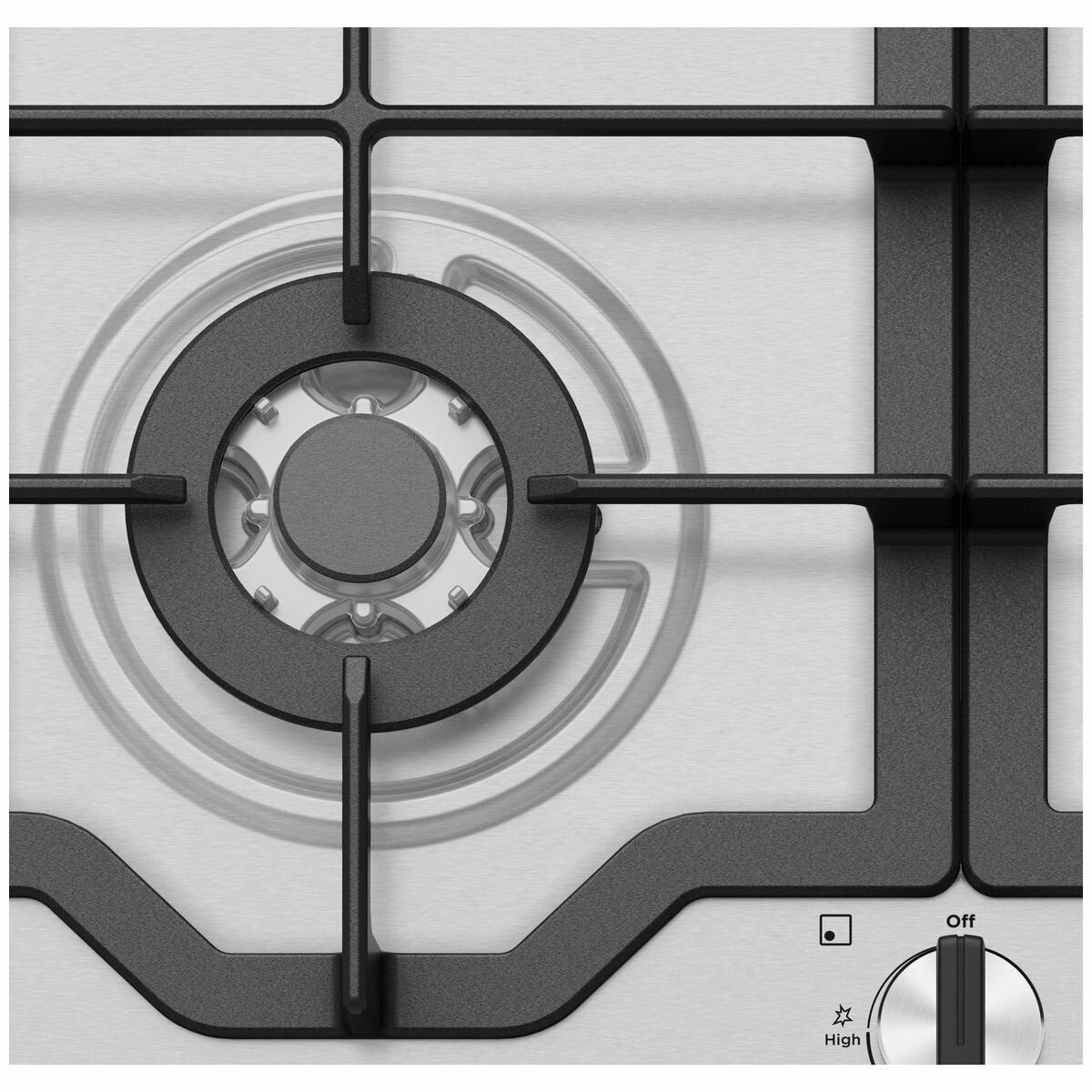 Westinghouse 60cm 4 Burner Natural Gas Cooktop WHG644SC