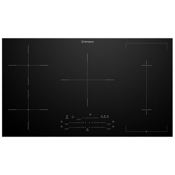 Westinghouse 90cm Five Zone Induction with Hob2Hood Cooktop WHI955BD