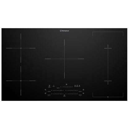 Westinghouse 90cm Five Zone Induction with Hob2Hood Cooktop WHI955BD