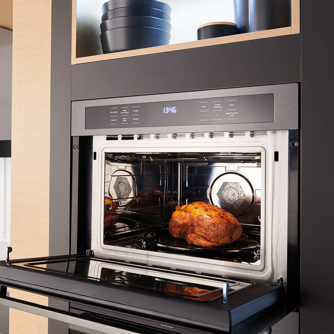 Westinghouse 44L Built-in Combination Microwave and Oven 900W Dark SS WMB4425DSC