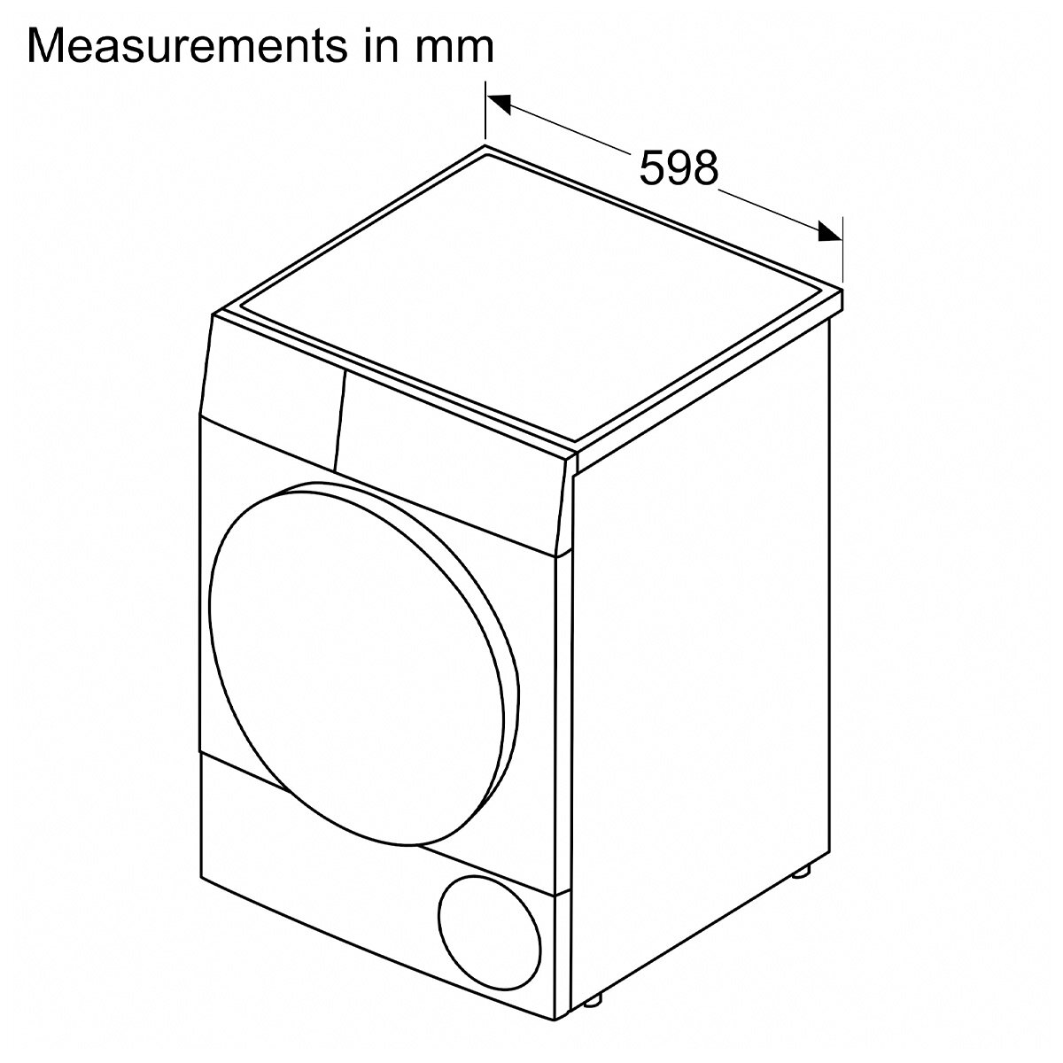 Bosch Series 8 8kg Heat Pump Dryer WQB235B8AU