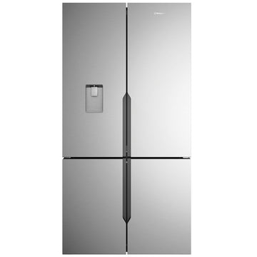 Westinghouse 564L Non-Plumbed French Quad Door Refrigerator with Water Dispenser Stainless Steel WQE5660SA