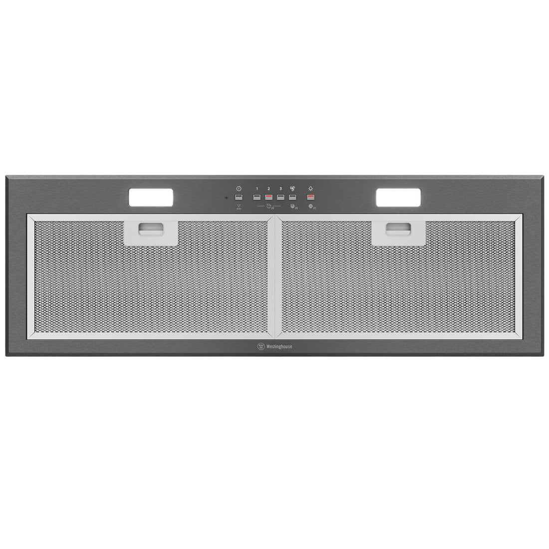 Westinghouse 86cm Integrated UnderMount Rangehood with Hob2Hood Dark Stainless Steel WRI825BC
