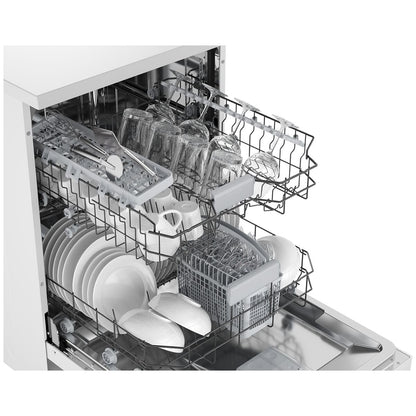 Westinghouse Freestanding White Sensor Wash Dishwasher WSF6602WB