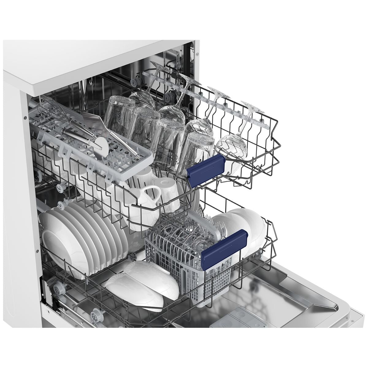 Westinghouse 60cm Freestanding Sensor Wash Dishwasher White WSF6604WB