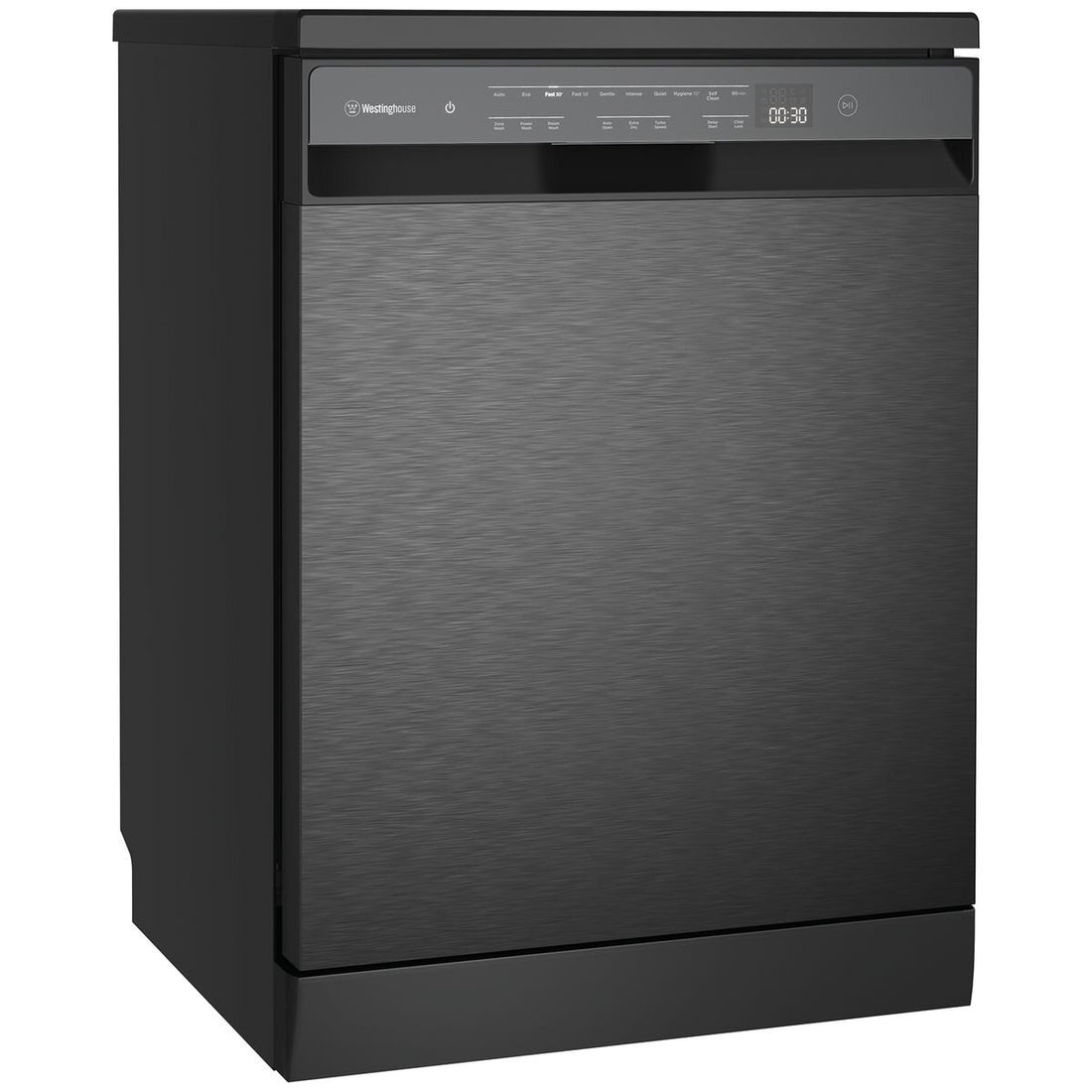 Westinghouse 60cm Dark Stainless Steel Freestanding Dishwasher WSF6608KXC