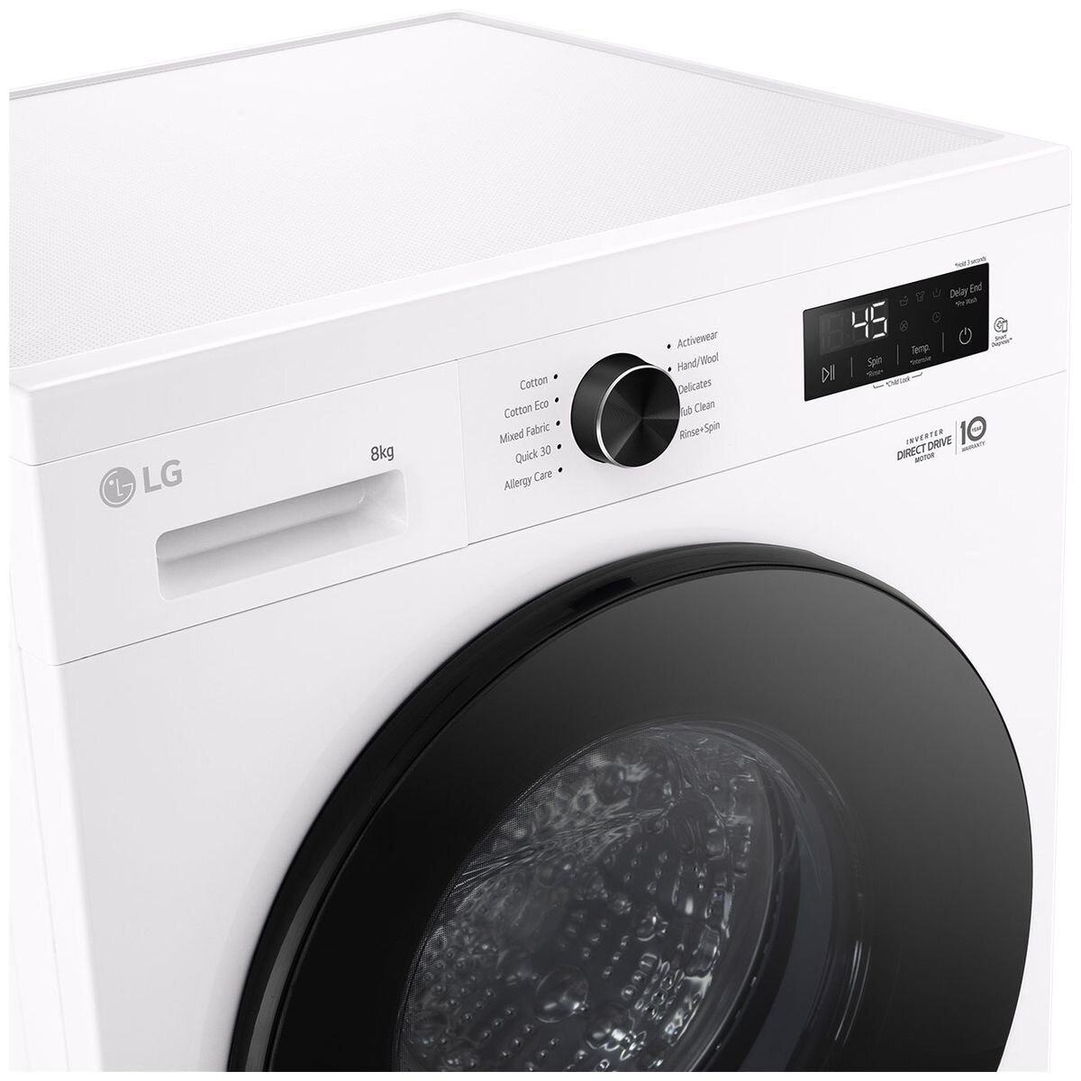 LG 8kg Front Load Washing Machine with Steam WV1-1208W